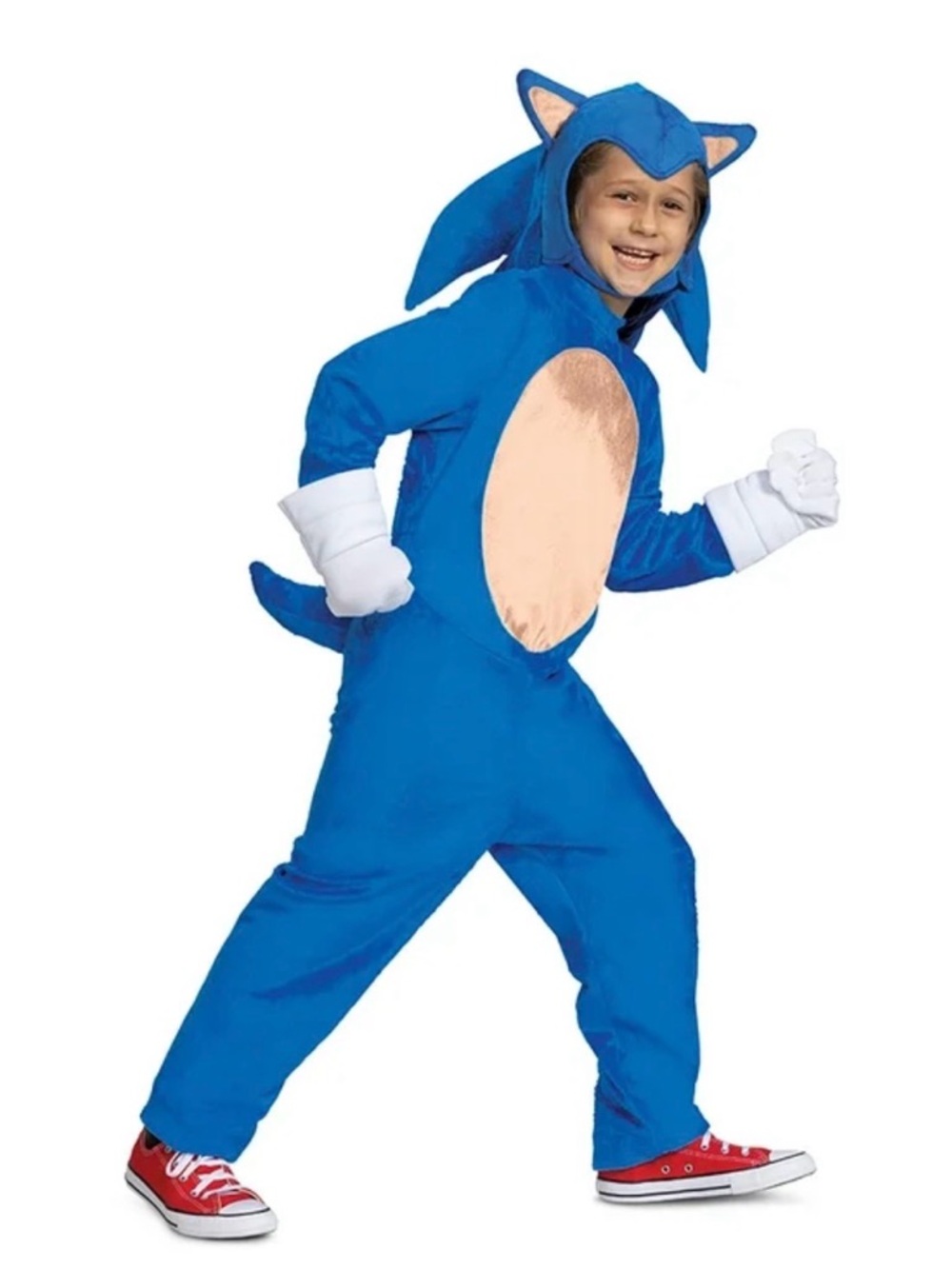 Sonic the Hedgehog Movie 2 Sonic Deluxe Costume Boys  (COMPLETE) Size Medium 7-8